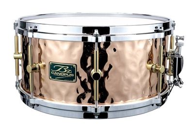 Canopus 6.5x14 Hammered Bronze Snare Drum