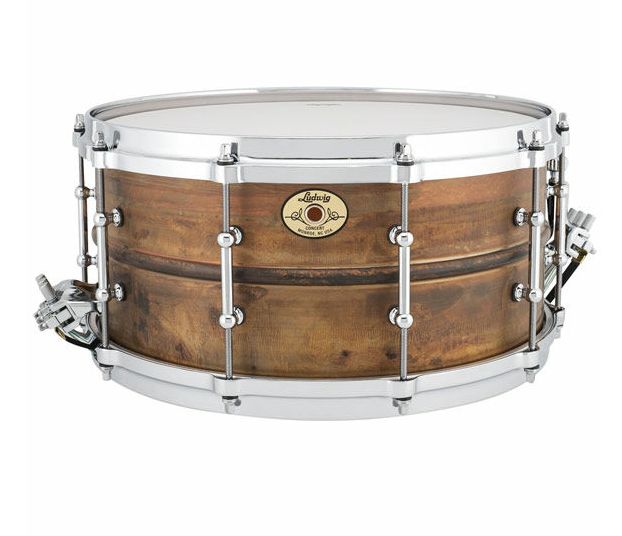 Ludwig 6.5 x 14 Natural Copper Concert Snare Drum