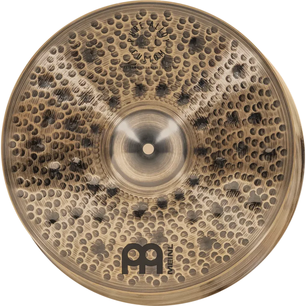 Meinl Pure Alloy Custom 15&quot; Extra Thin Hammered HiHats