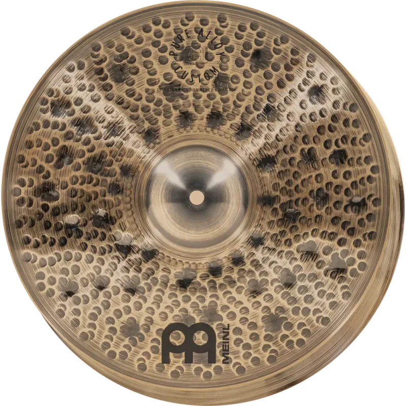 Meinl Pure Alloy Custom 15&quot; Extra Thin Hammered HiHats