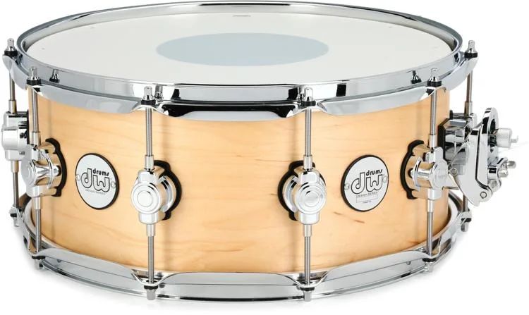 DW Design Series 6x14 Snare Drum - &quot;Natural Satin&quot;