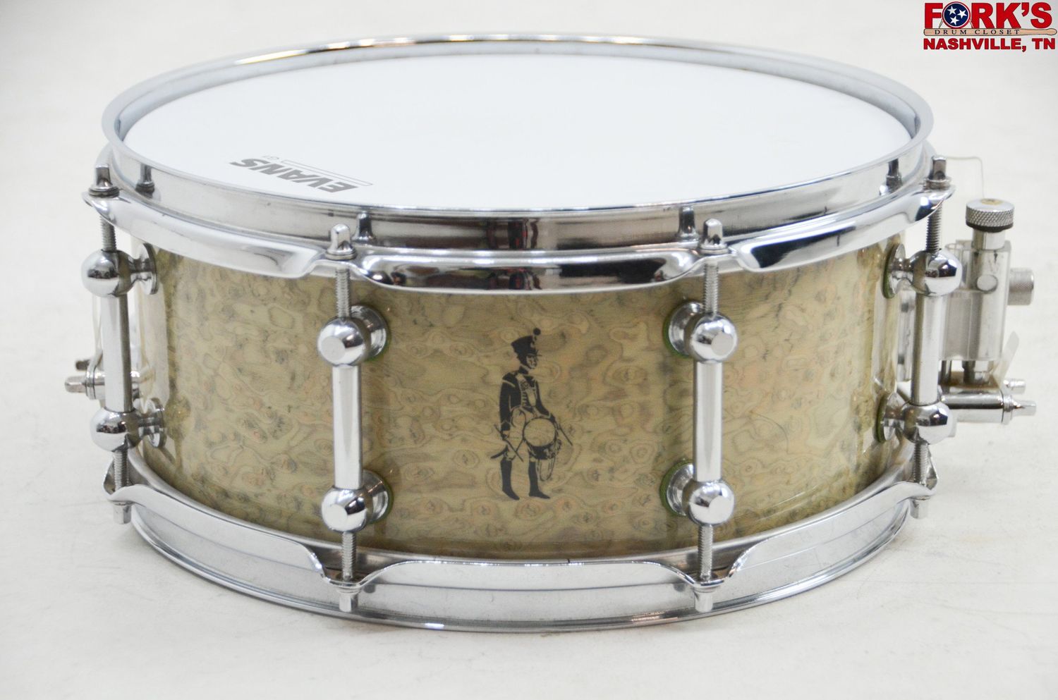 Brady 5x12 Jarrah Ply Snare Drum - &quot;Silver Gimlet&quot;