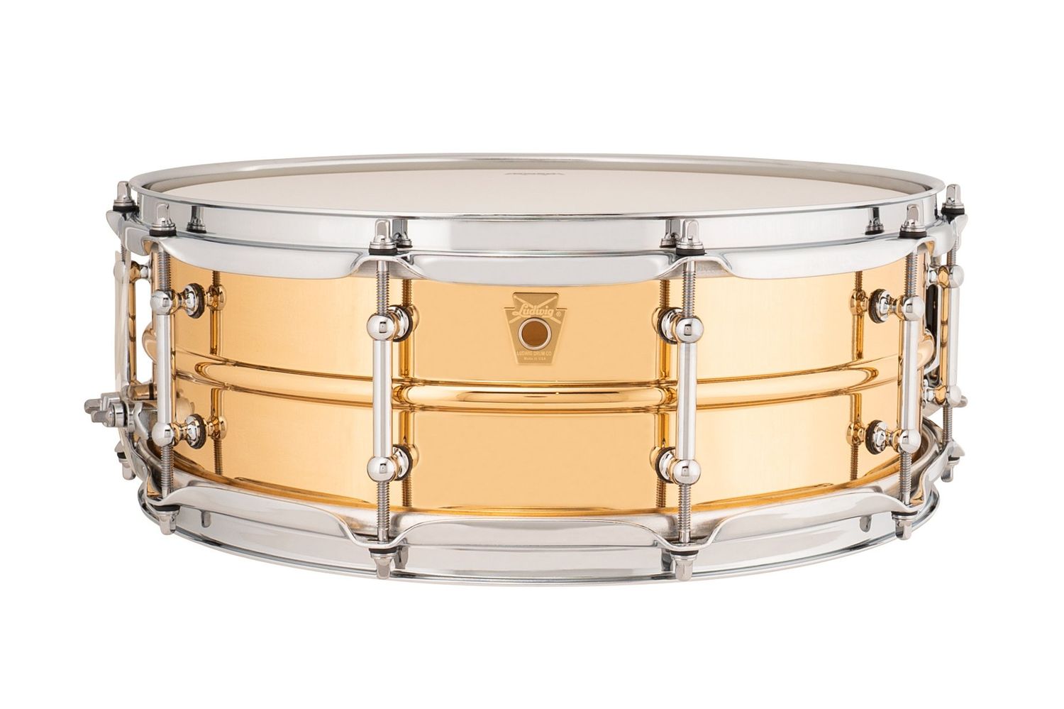 Ludwig 5X14 Bronzephonic Snare Drum / Tube Lugs / Smooth Shell