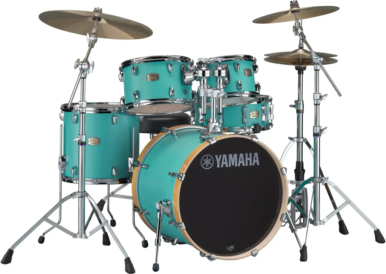 Yamaha Stage Custom Birch 5pc Drum Kit - “Matte Surf Green”