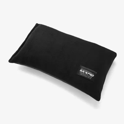 KickPro Weighted Gripping Bass Drum Pillow in Cheetah Print, Heavy Weight, Fleece Top, Non Slip Rubberized Bottom