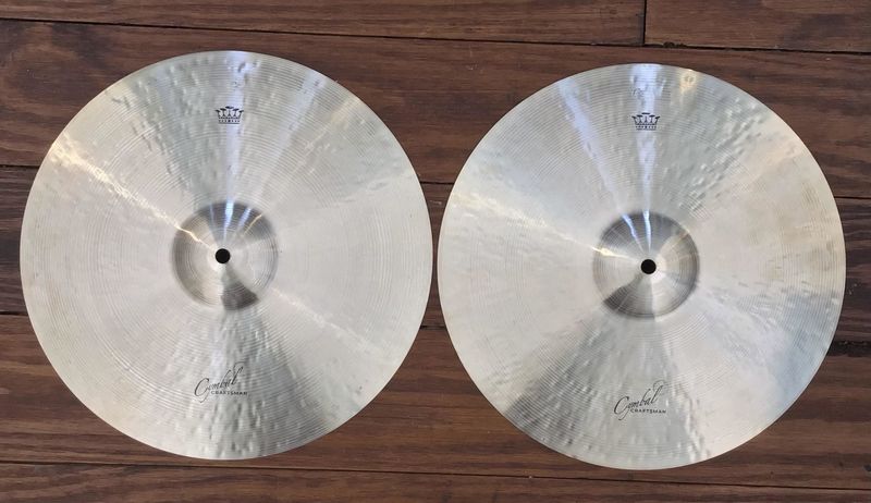 Royal 14”  Cymbal Craftsman Hi Hat Pair, 1018g Top/1297g Bottom