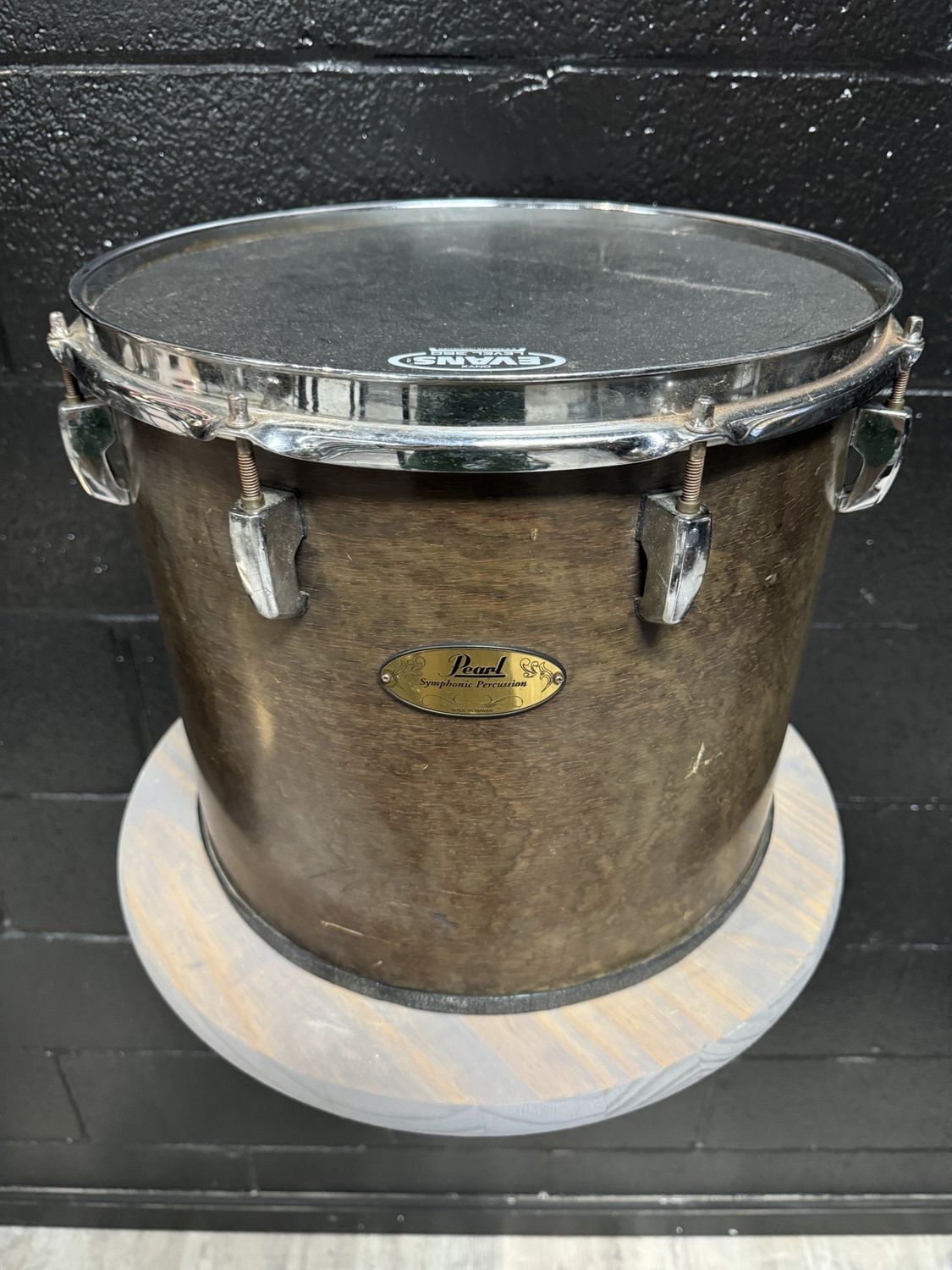 USED 14&quot; x 12&quot; Pearl Philharmonic Mahogany Concert Tom w/ Tom Trim (No Mount)