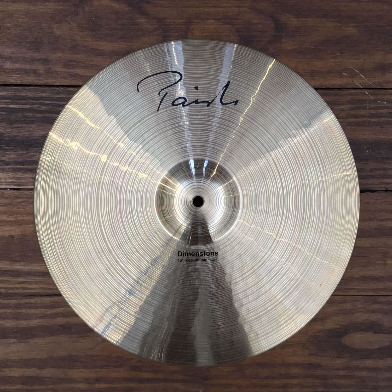 USED Paiste Signature Dimensions 16&quot; Medium Thin Crash Cymbal
