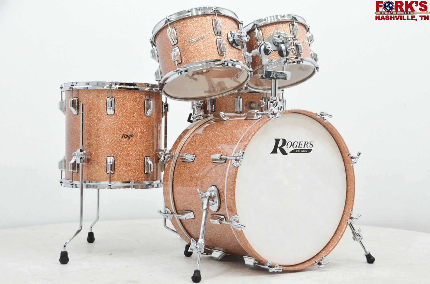 Rogers PowerTone Series 4pc Drum Kit - &quot;Champagne Sparkle Lacquer&quot;