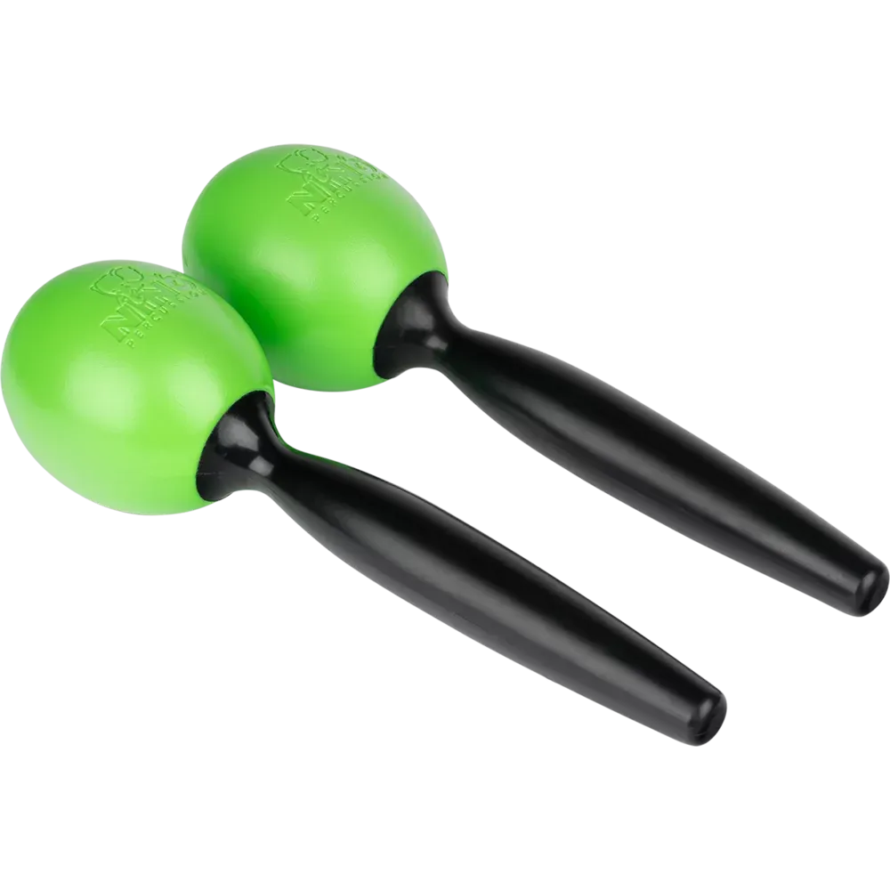NINO® Percussion Medium ABS Maracas, Pair, Grass Green