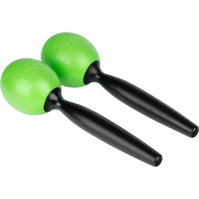 NINO® Percussion Medium ABS Maracas, Pair, Grass Green