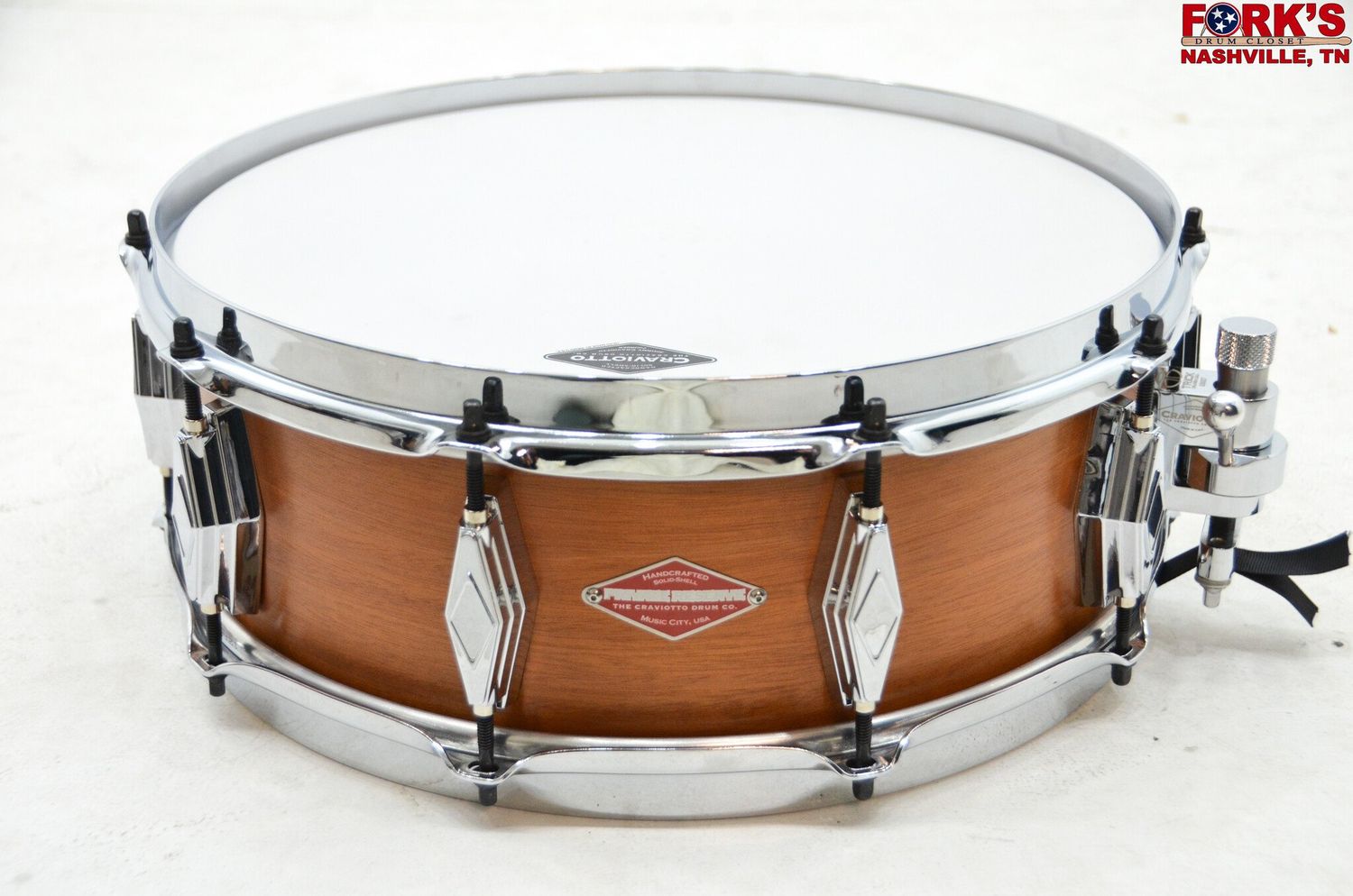 Craviotto Builders Choice Private Reserve 5x14 Mahogany Snare Drum