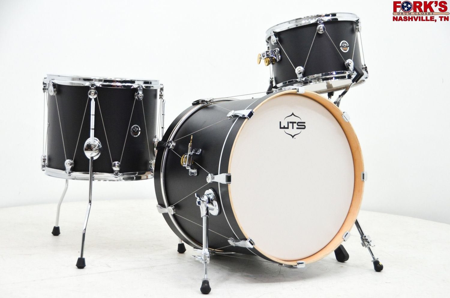 WTS Epiphany Series 3pc Drum Kit - &quot;Matte Black&quot;