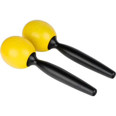 NINO® Percussion Medium ABS Maracas, Pair, Yellow