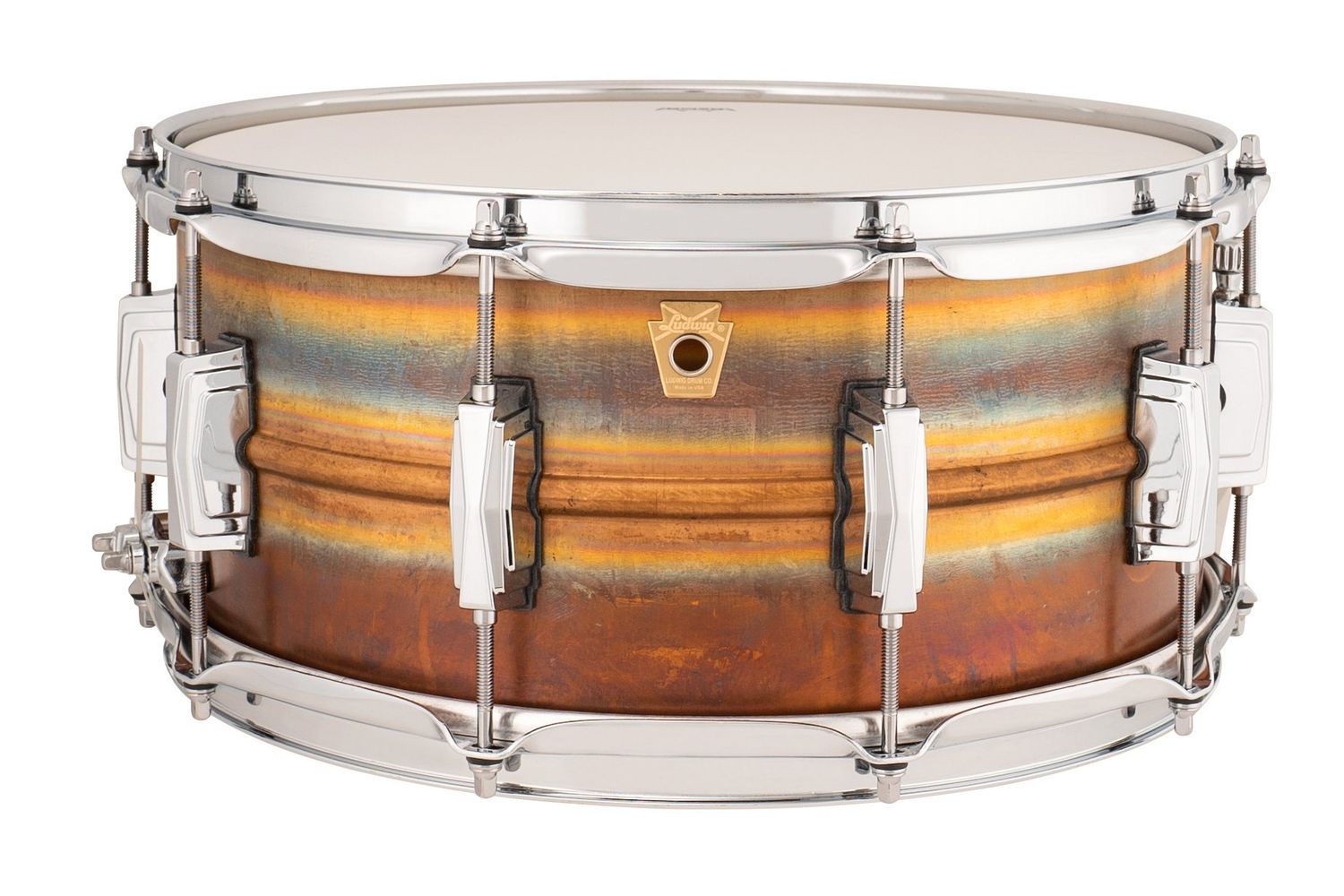 Ludwig 6.5X14 Bronzephonic Snare Drum / Imperial Lugs / Raw Shell