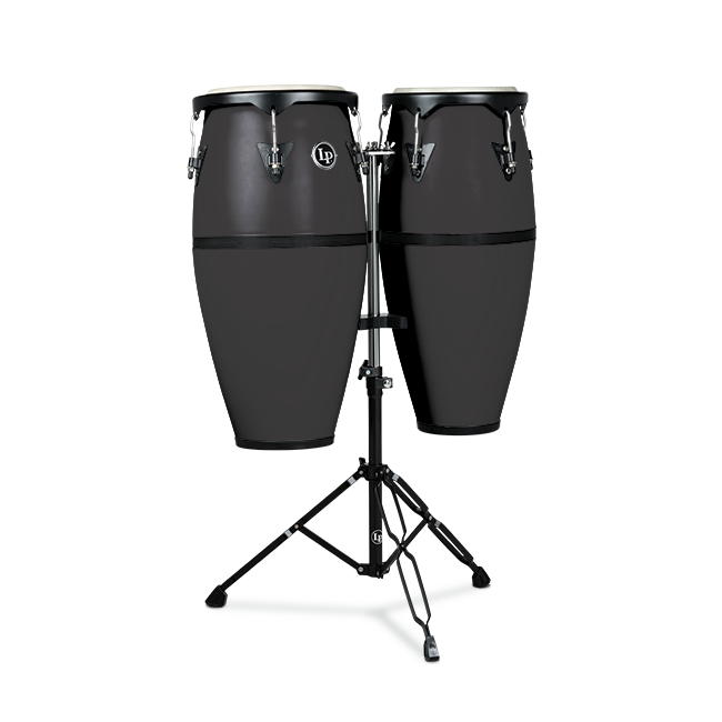 LP 10-11 DISCOVERY CONGA SET W/STD - ONYX