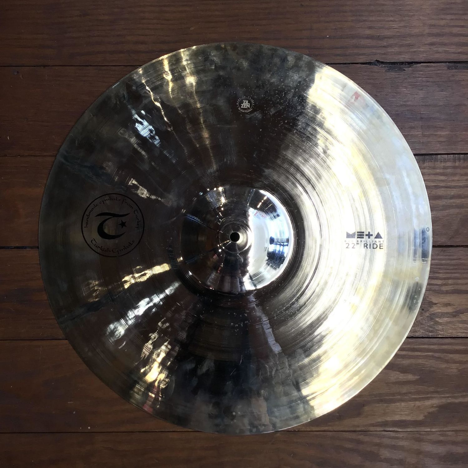 USED Turkish Meta 22&quot; Ride Cymbal