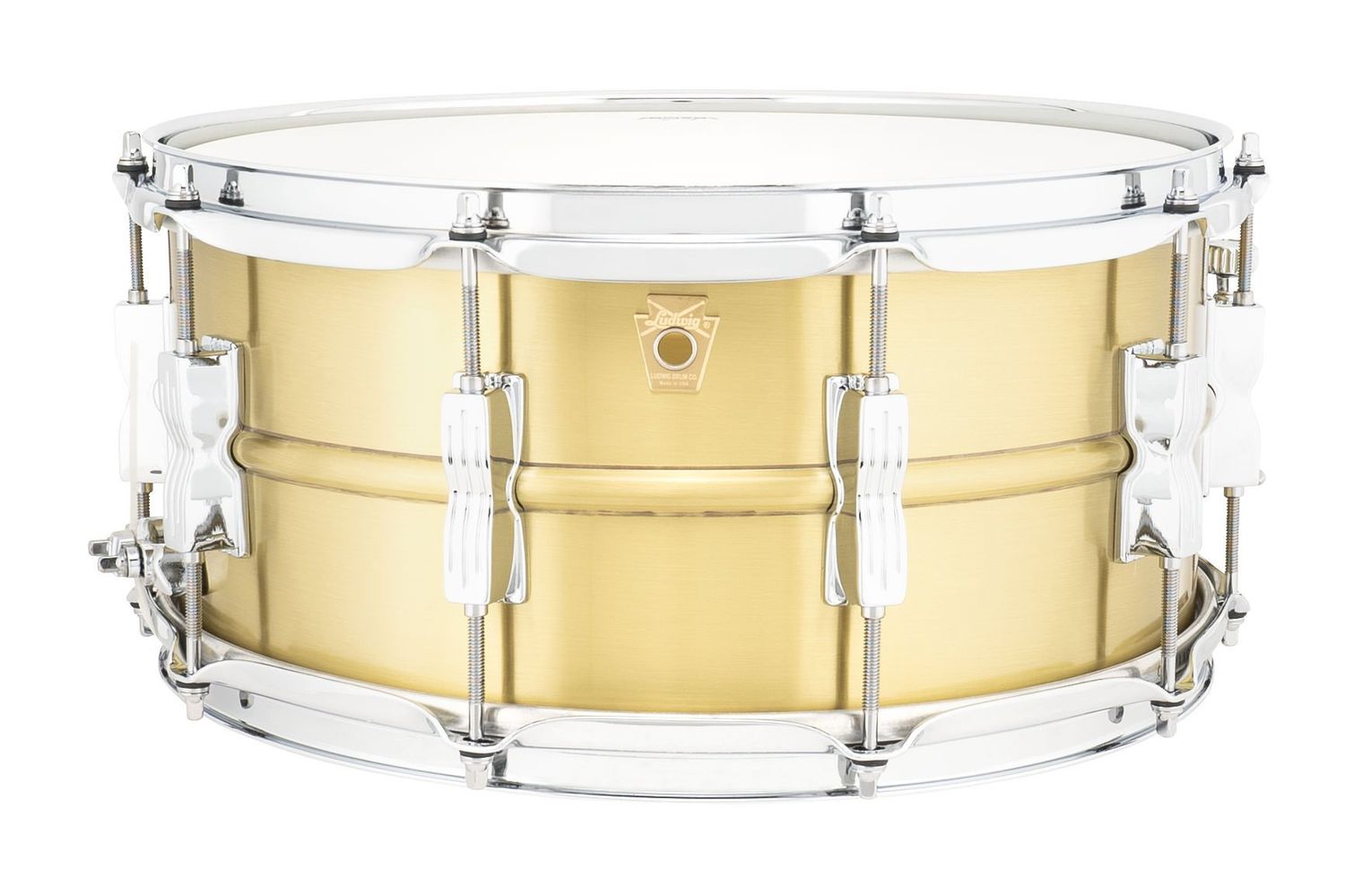 Ludwig 6.5x14 Acro Brass Snare Drum w/P86