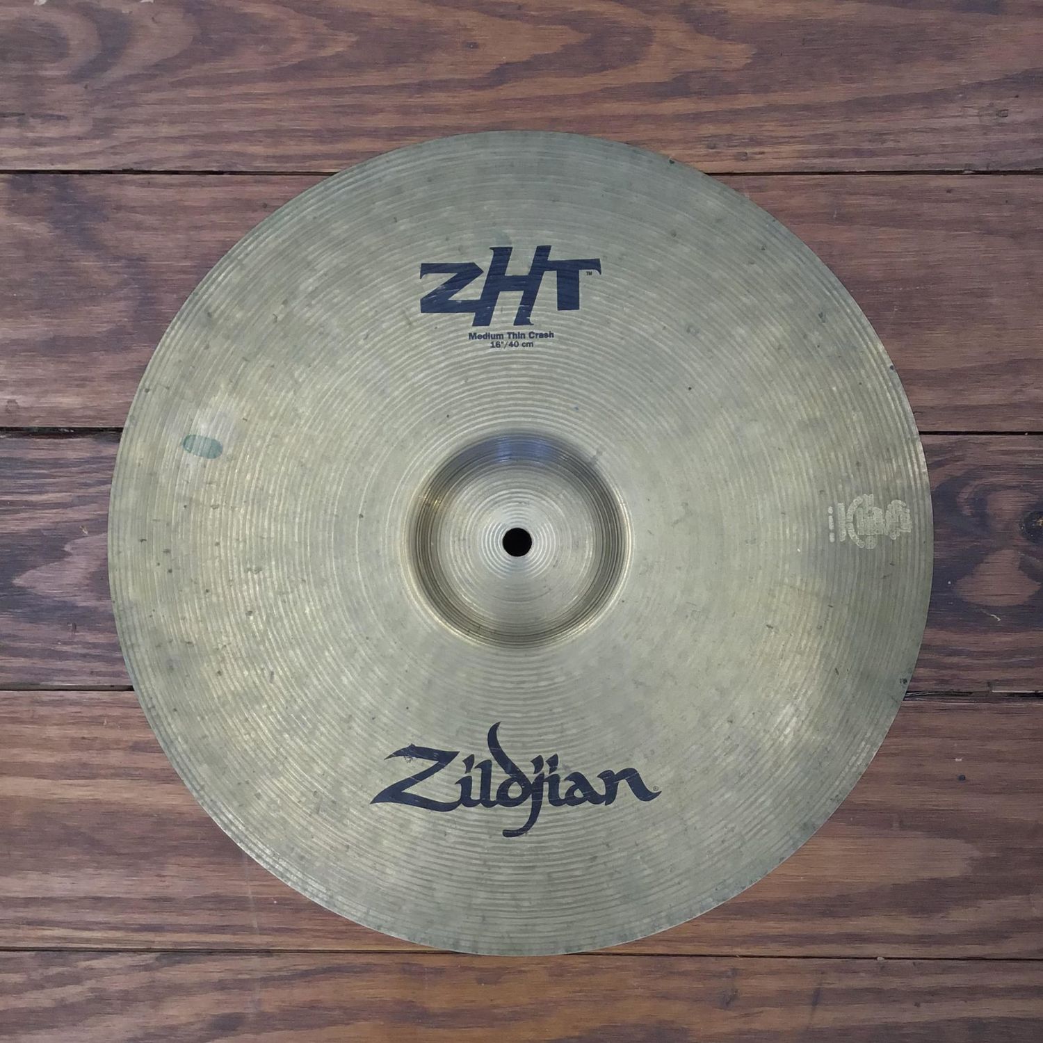 USED Zildjian ZHT 16&quot; Medium Thin Crash Cymbal