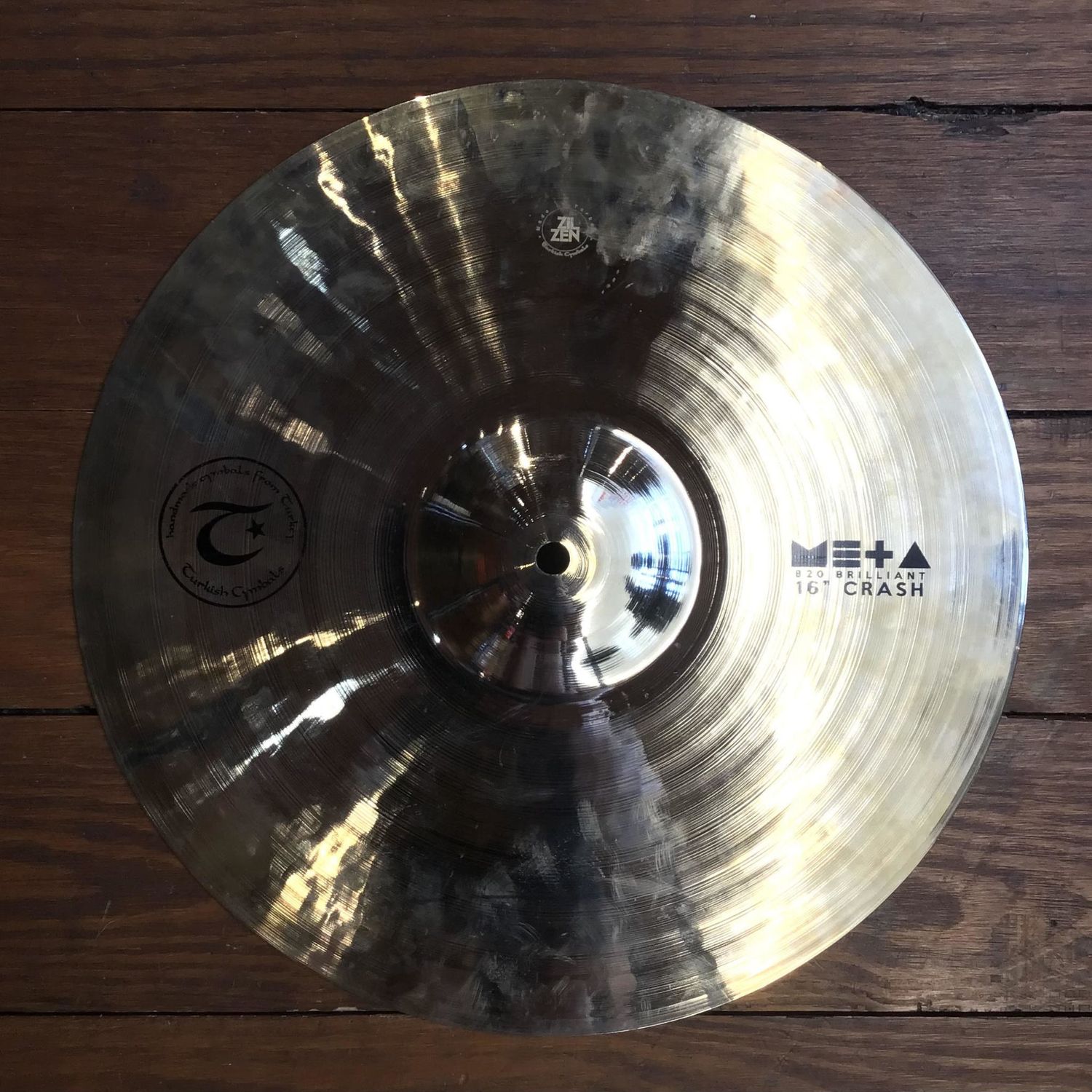 USED Turkish Meta 16&quot; Crash Cymbal