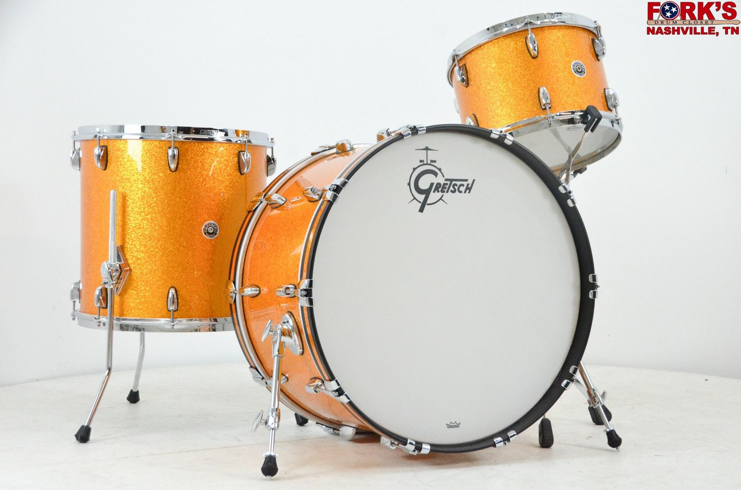Gretsch Brooklyn 3pc Drum Kit - &quot;Gold Sparkle&quot;