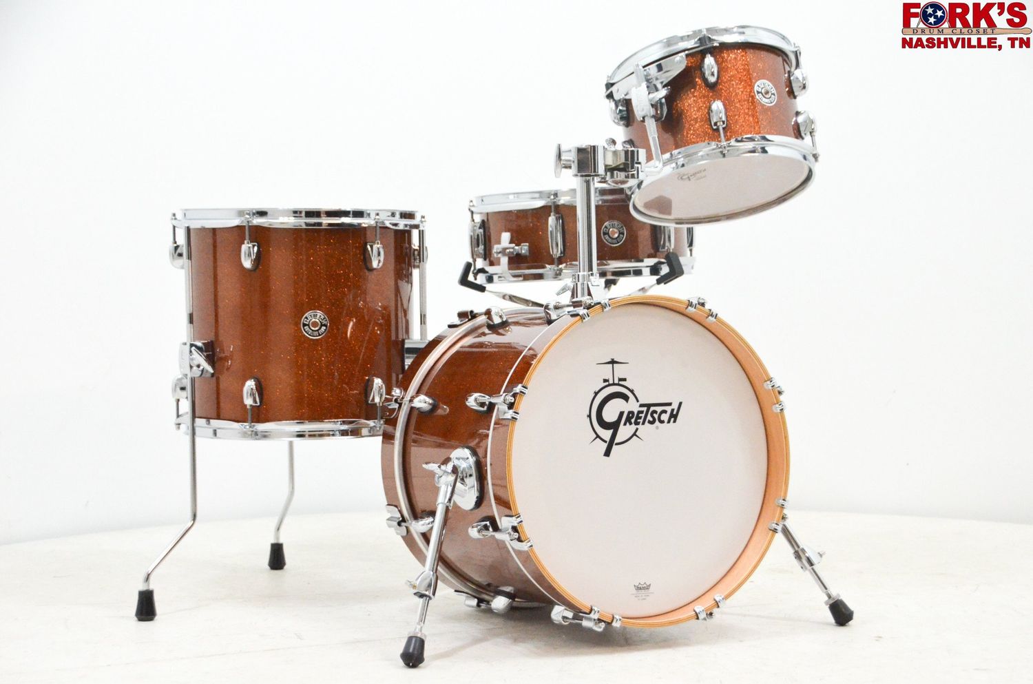 Gretsch Catalina Micro 4pc Drum Kit - &quot;Bronze Sparkle” (16/10/13/13SN)