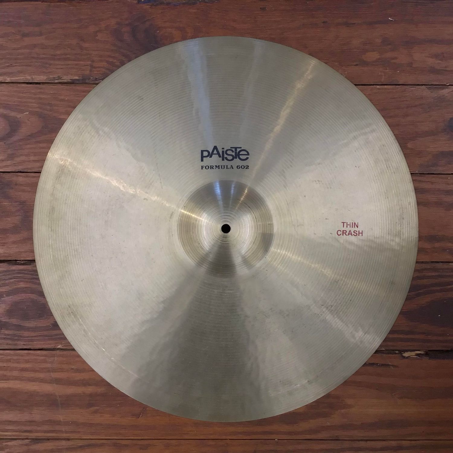 USED Paiste Formula 602 22&quot; Thin Crash Cymbal