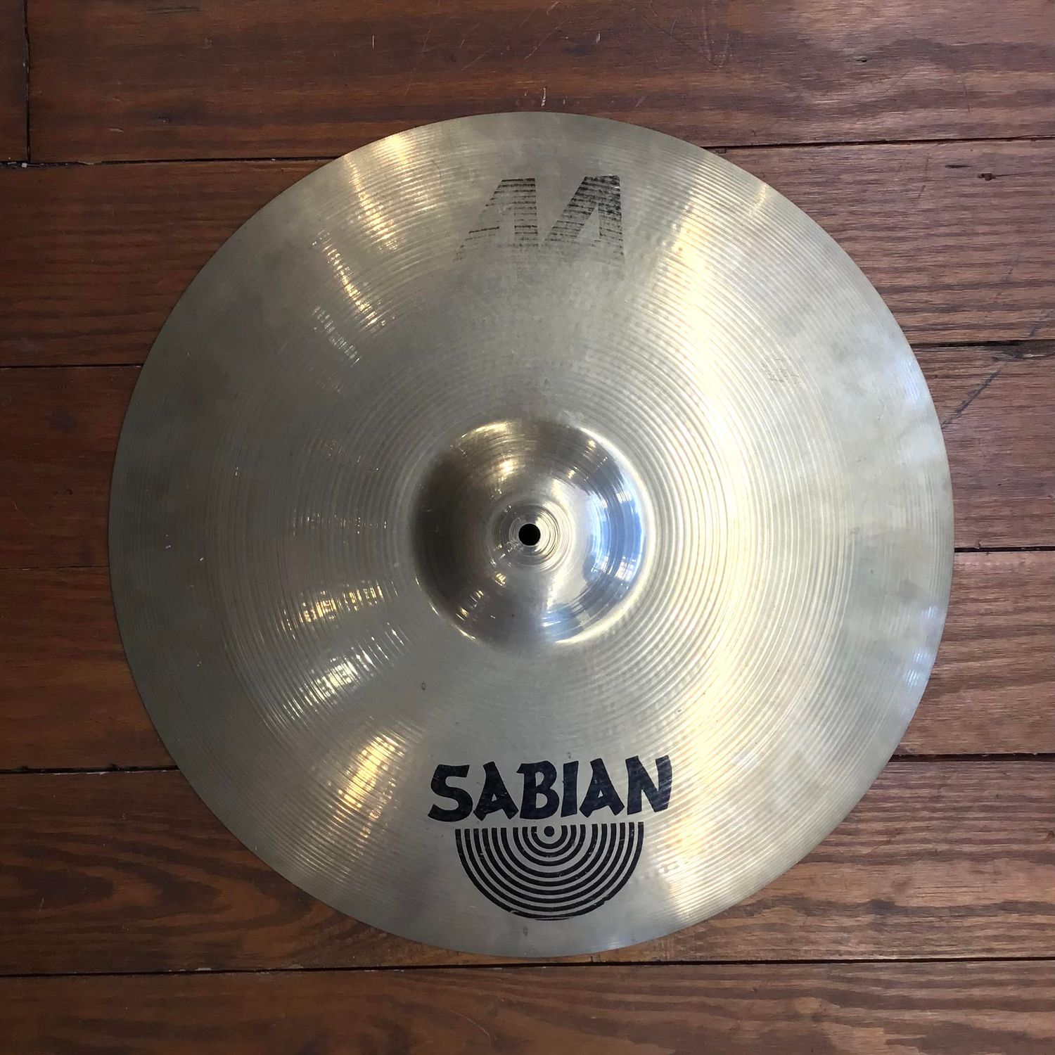USED Sabian AA 21&quot; Rock Ride Cymbal (Brilliant)