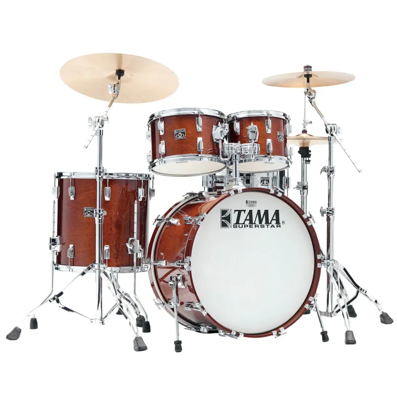 Tama 50th Anniversary Superstar Reissue 4pc Drum Kit - “Super Mahogany”