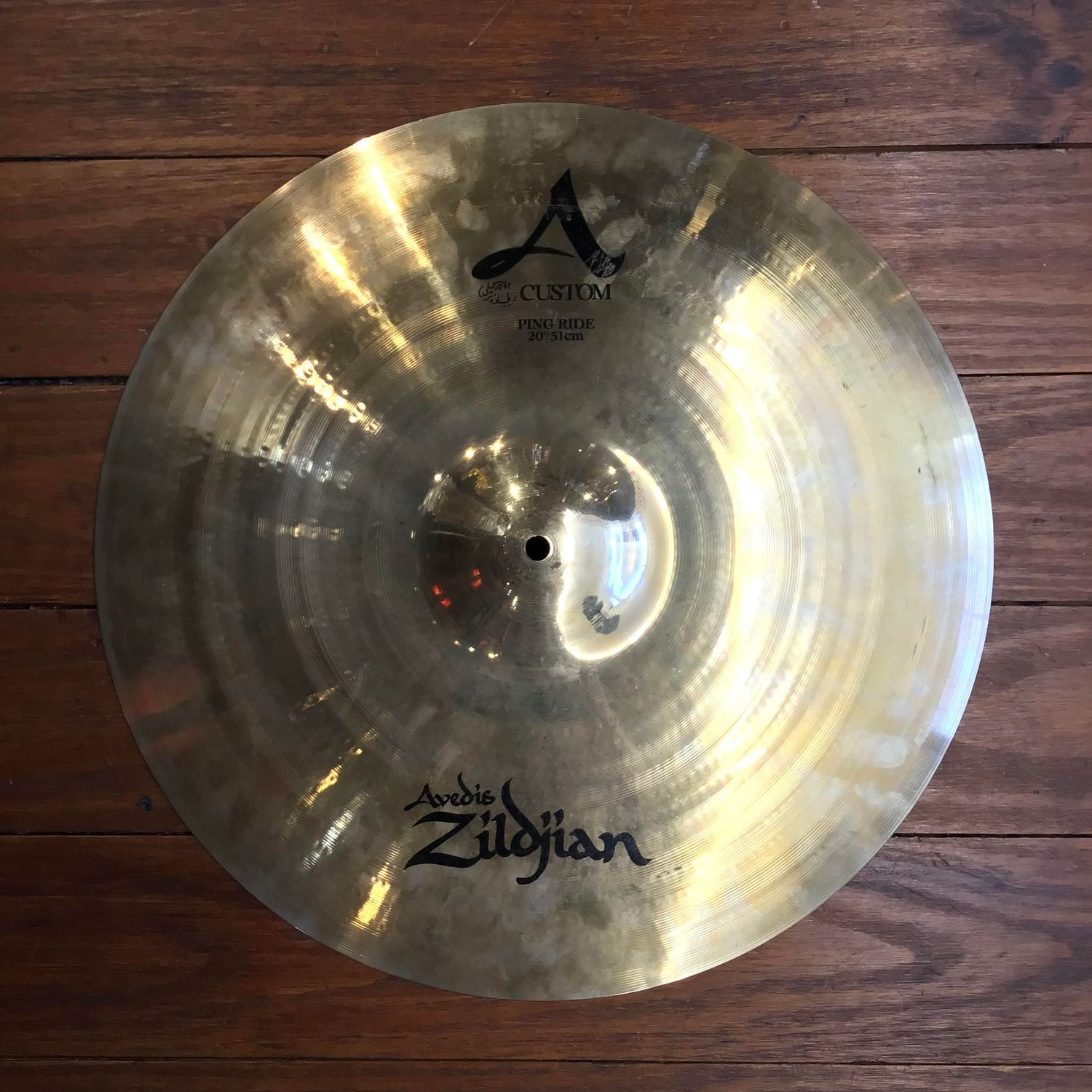 USED Zildjian A Custom 20&quot; Ping Ride Cymbal