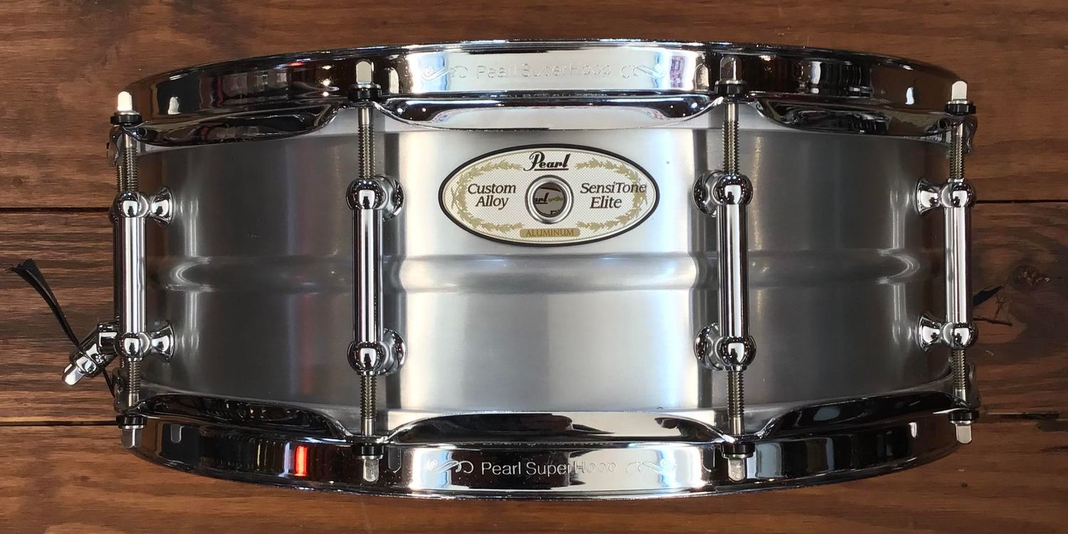 USED Pearl Sensitone 5x14 Aluminum Snare Drum