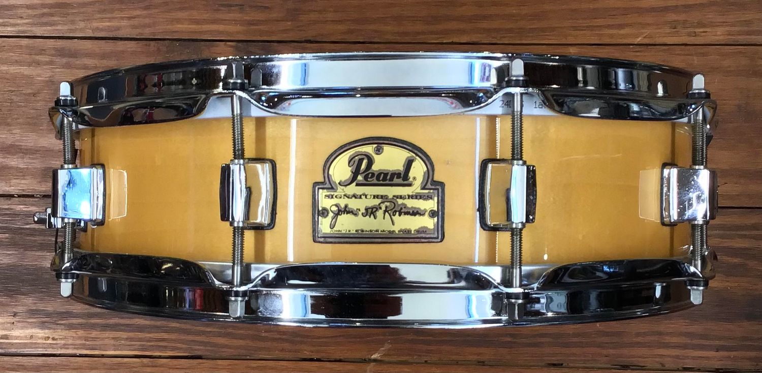 USED Pearl Signature Series 4x14 John &quot;JR&quot; Robinson Maple Snare Drum