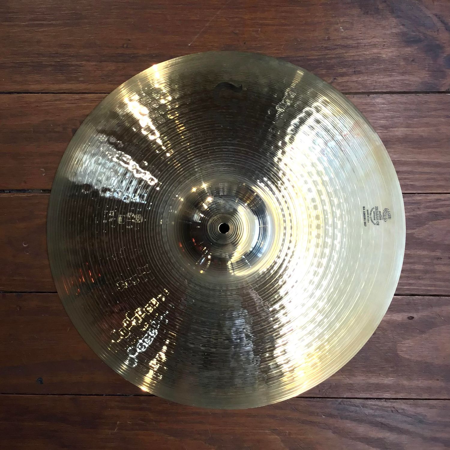 USED Zildjian S 18&quot; Medium Thin Crash Cymbal