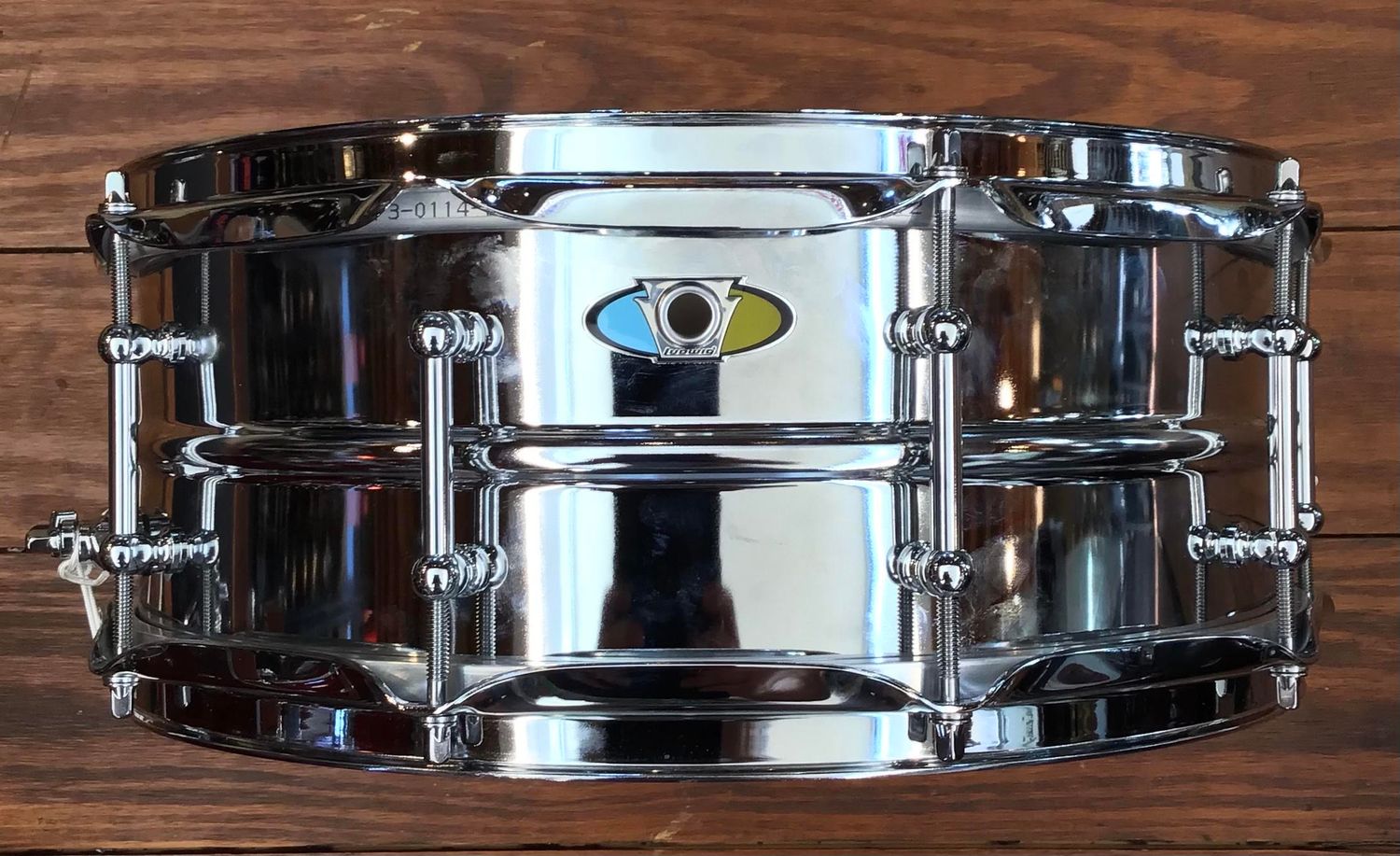 USED Ludwig Supralite 5x14 Steel Snare Drum