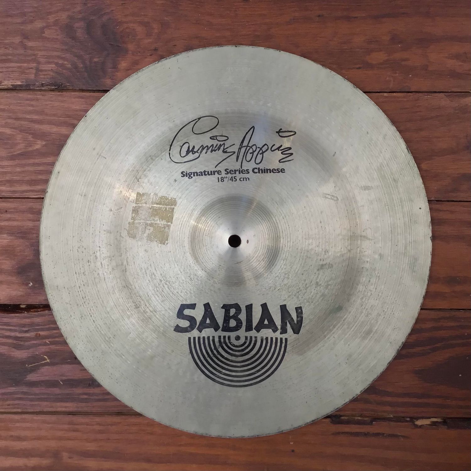 USED Sabian Signature Series 18&quot; Carmine Appice Chinese Cymbal