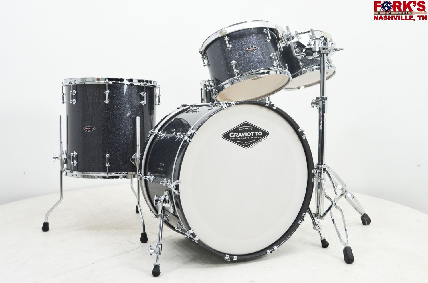 Craviotto 5pc Maple Drum Kit - &quot;Smoke Sparkle Lacquer&quot;