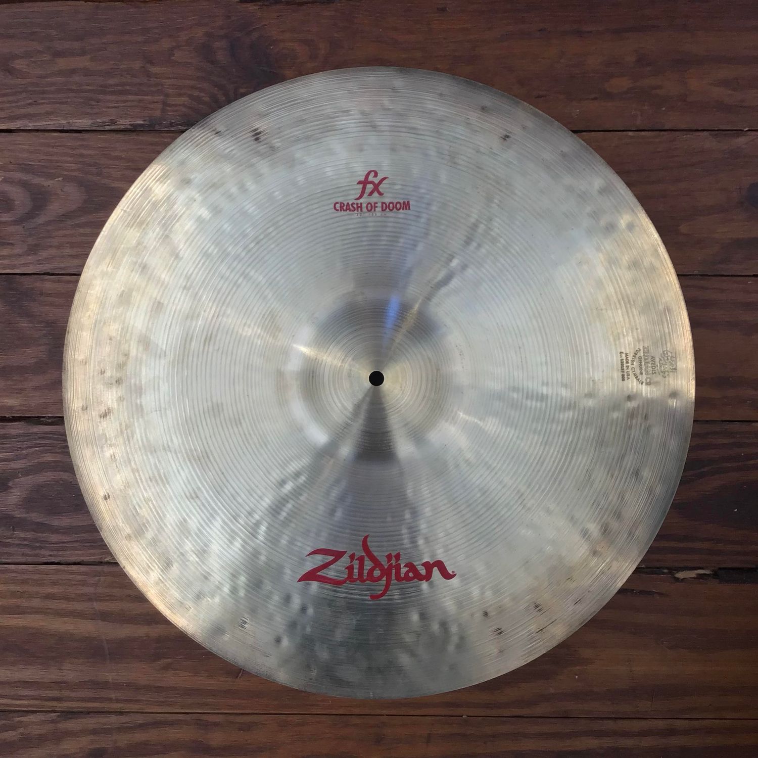 USED Zildjian FX 22&quot; Crash of DOOM Cymball