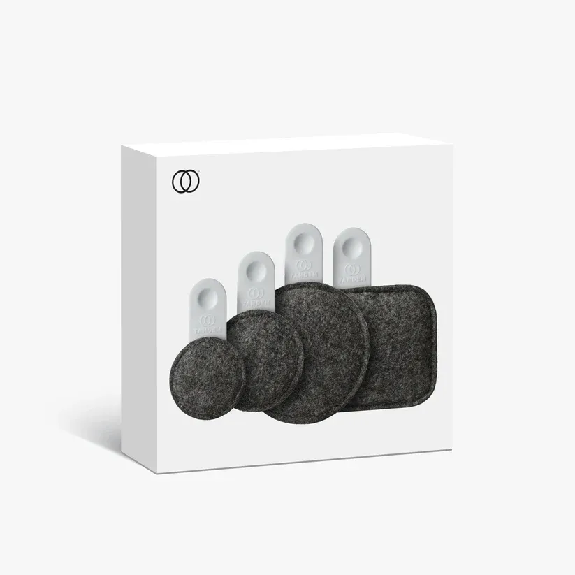 Tandem Drops Set of 4 - Fog Grey