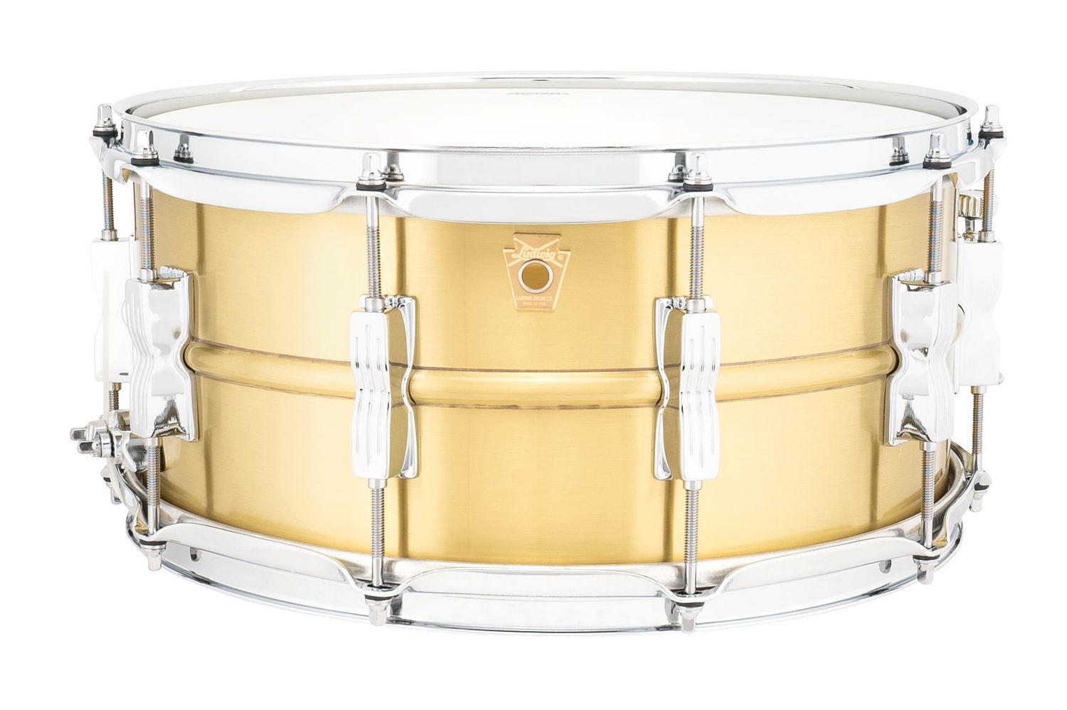 Ludwig 6.5x14 Acro Brass Snare Drum