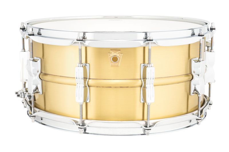 Ludwig 6.5x14 Acro Brass Snare Drum