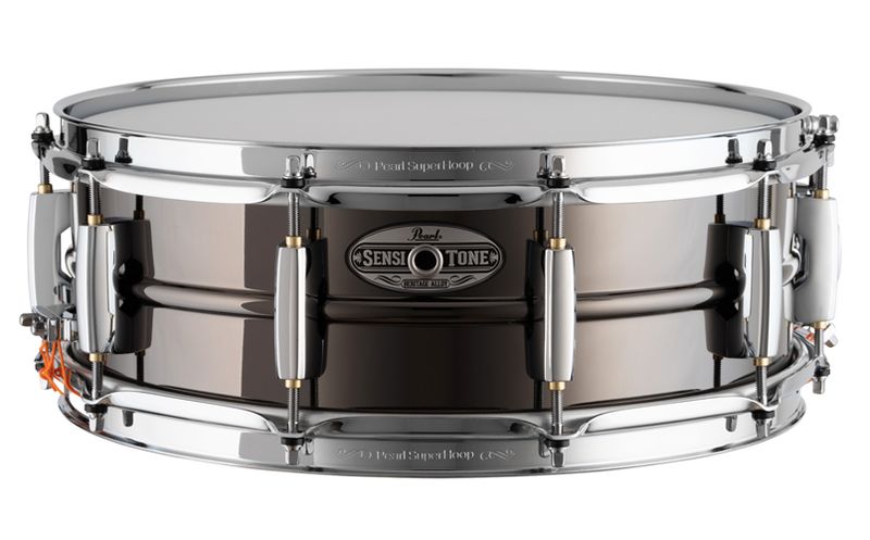 Pearl Sensitone Heritage Alloy 5x14 Black Brass Snare Drum