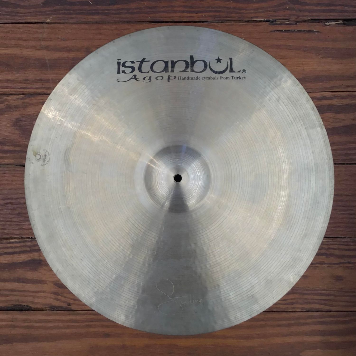 USED Istanbul Agop 22&quot; Aaron Sterling Signature Crash Ride Cymbal