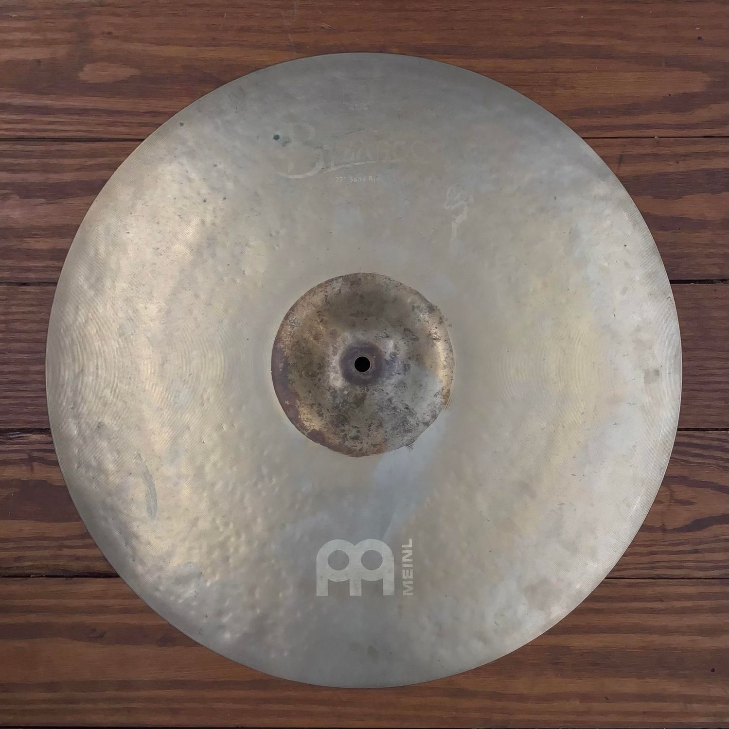 USED Meinl Byzance Vintage 22&quot; Sand Ride Cymbal