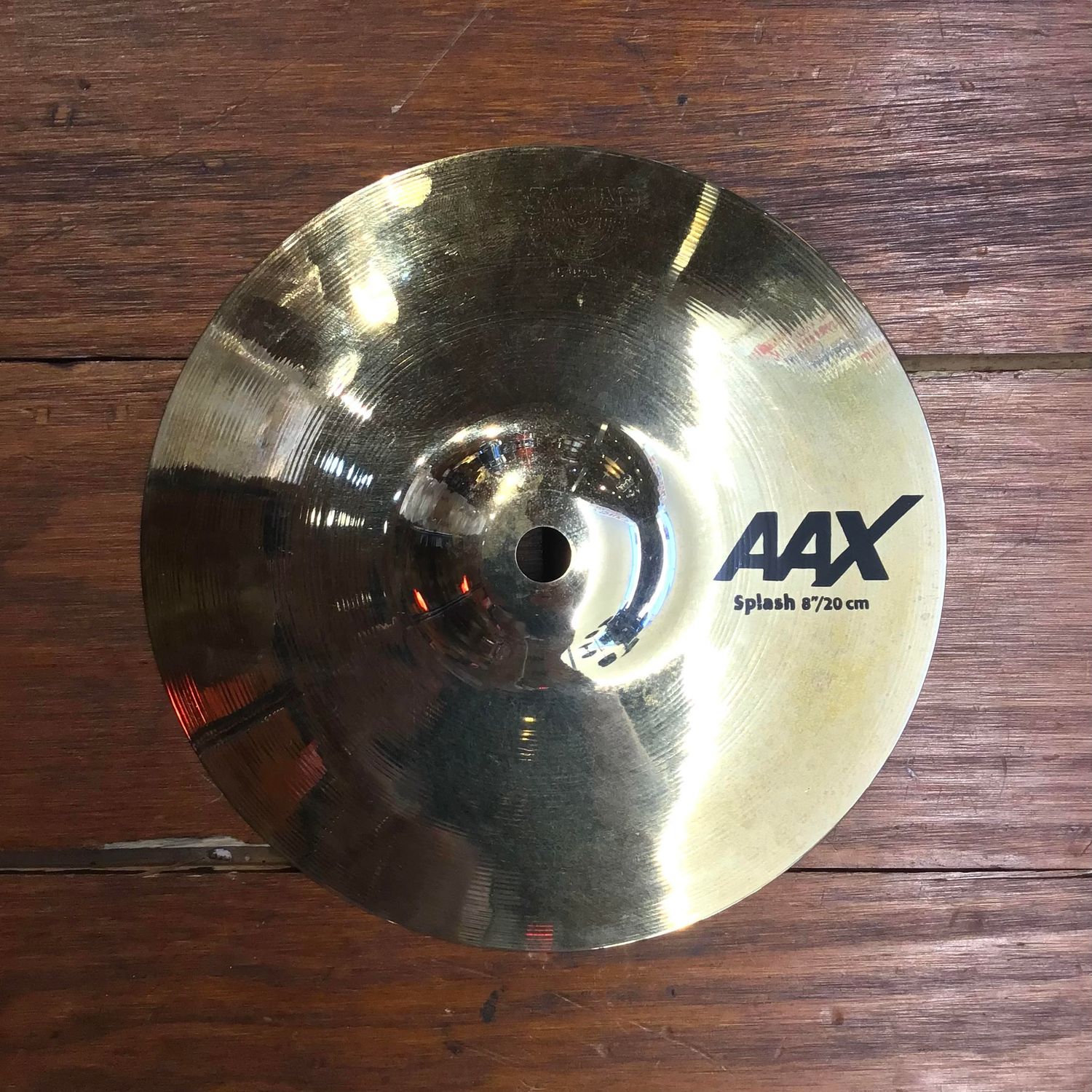 USED Sabian AAX 8&quot; Splash Cymbal (Brilliant)