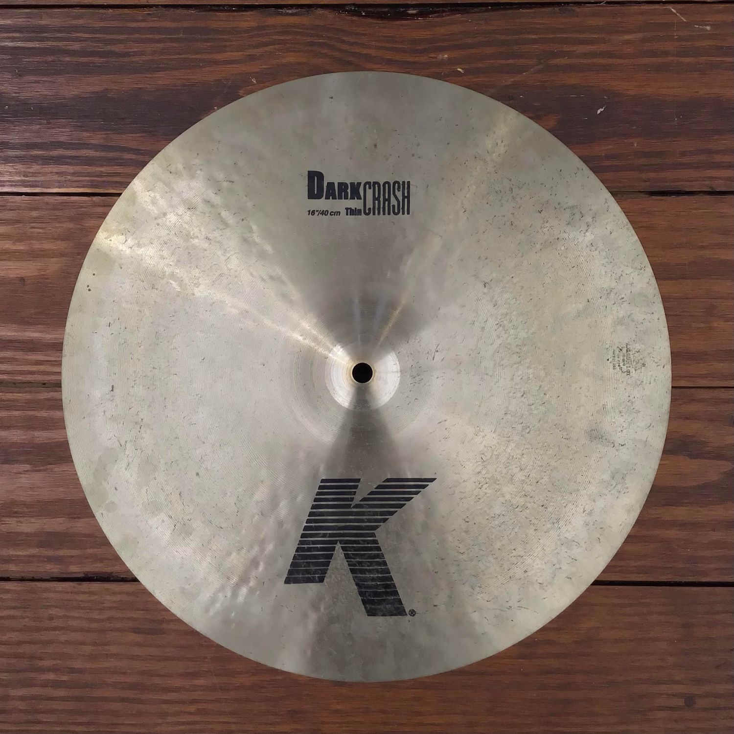 USED Zildjian K 16&quot; Dark Crash Thin Cymbal