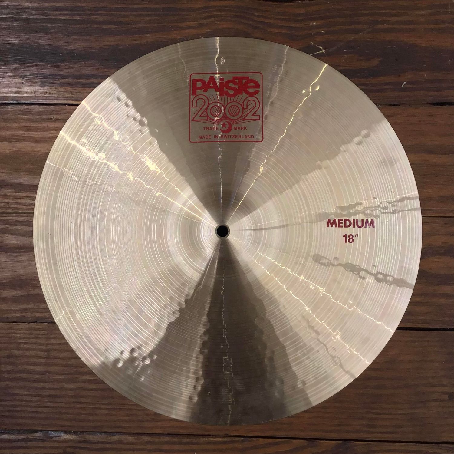 USED Paiste 2002 18&quot; Medium Cymbal