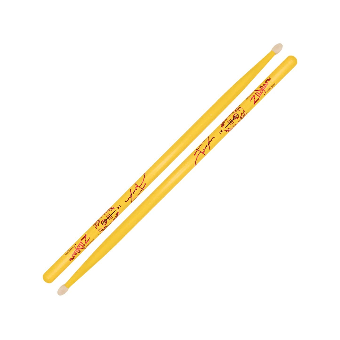 Zildjian Josh Dun Artist Series Drumsticks &quot;Clancy Yellow&quot;