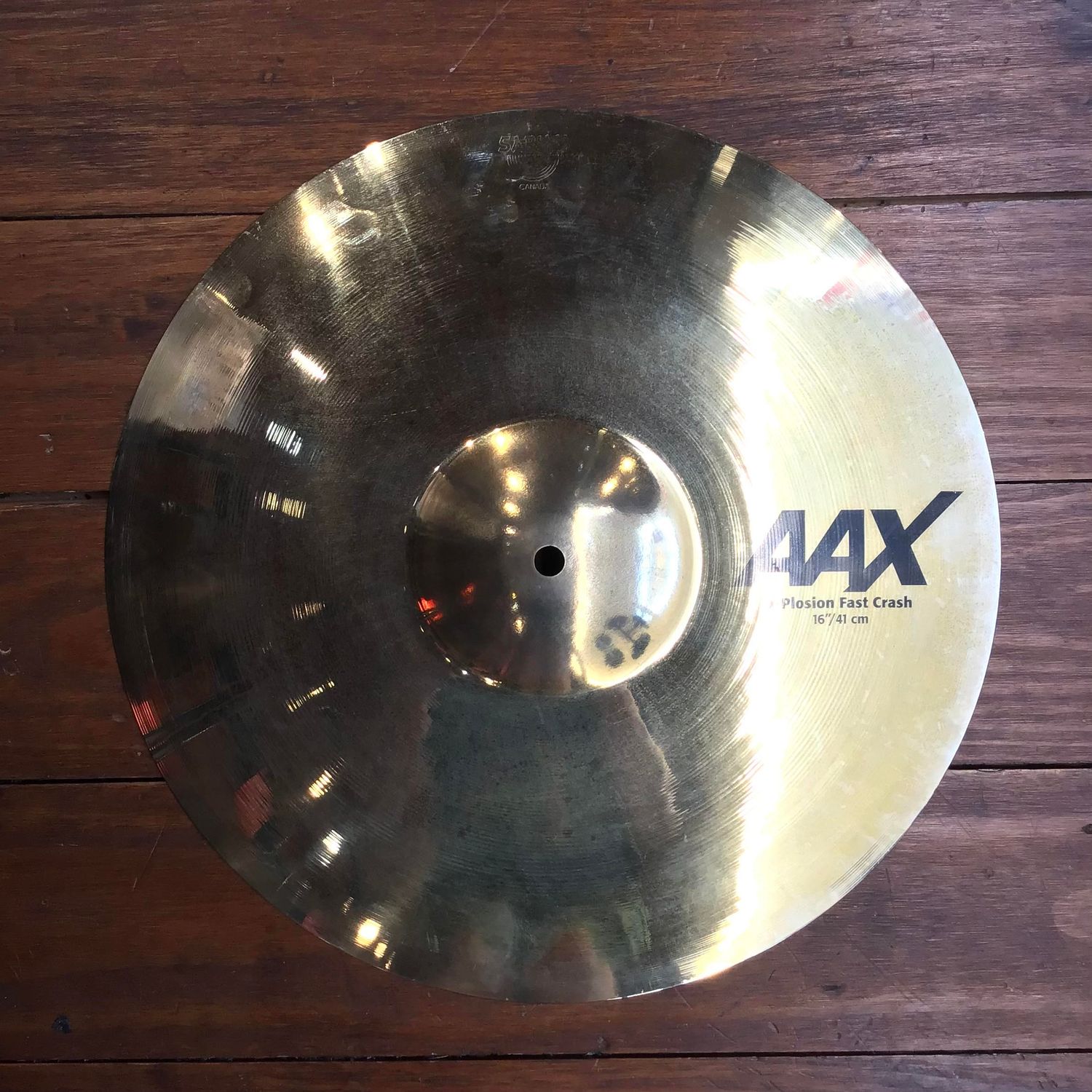 USED Sabian AAX 16&quot; X-Plosion Fast Crash Cymbal