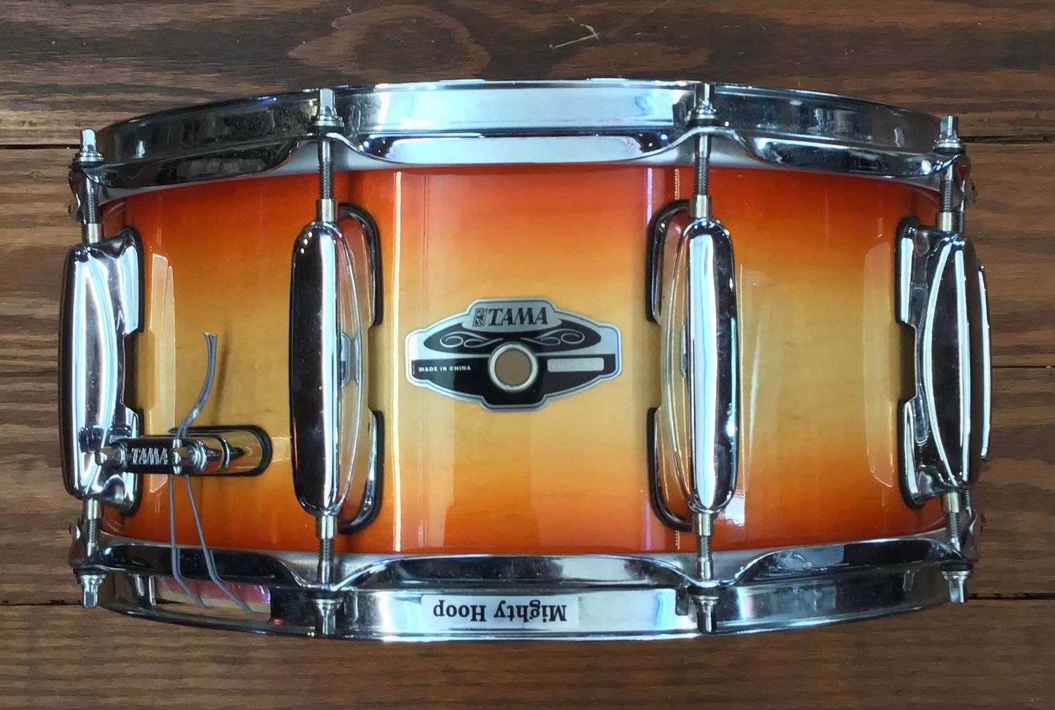 USED Tama Imperialstar 5.5x14 Snare Drum - &quot;Tangerine Lacquer Burst&quot;