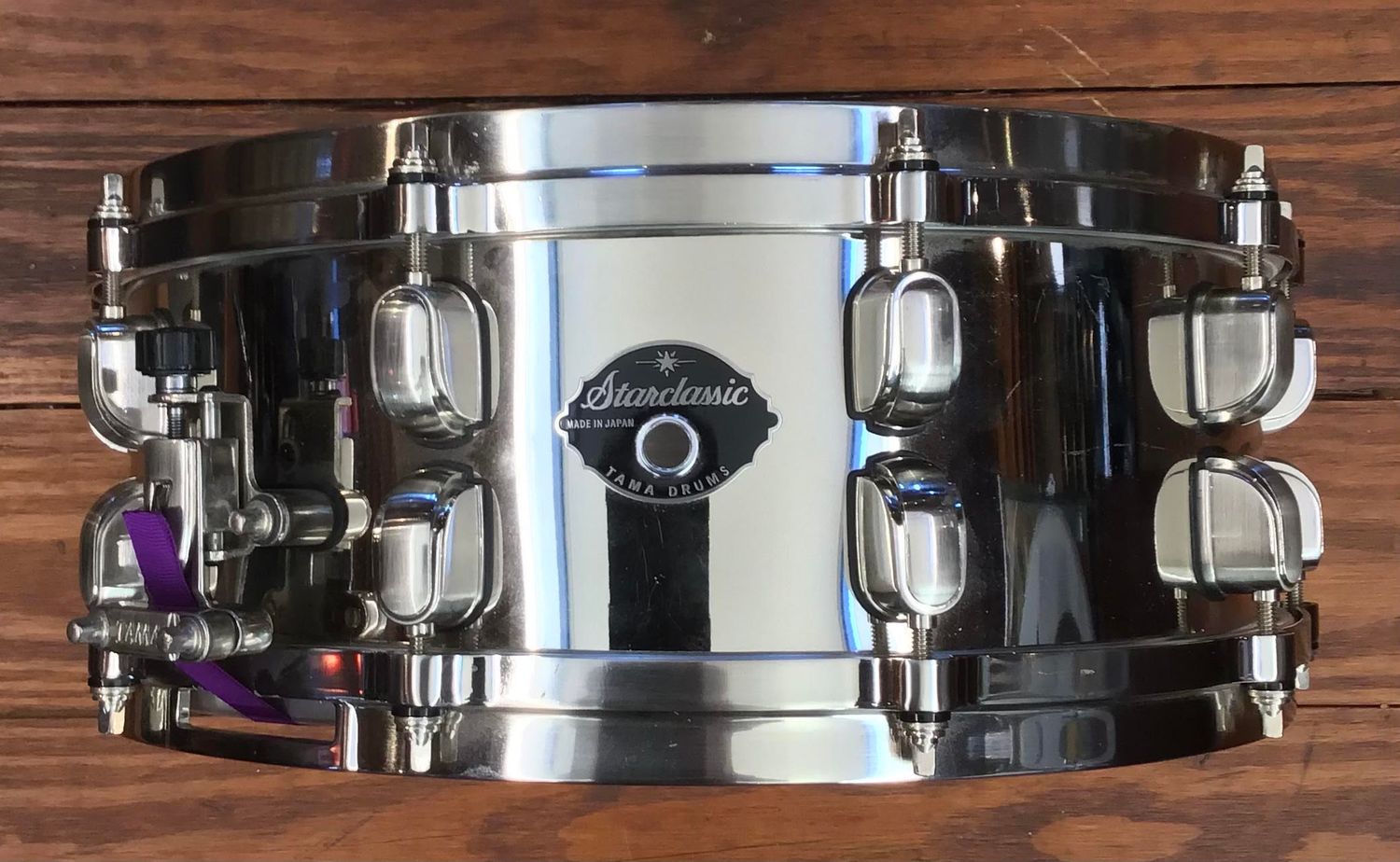 USED Tama Starclassic 5.5x14 Nickel Over Brass Snare Drum (JD)